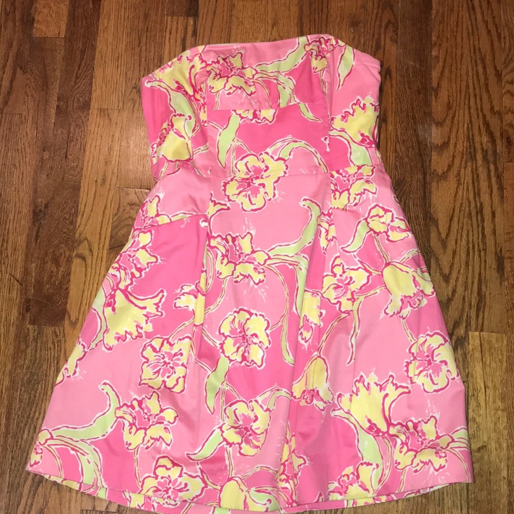 PINK& YELLOW LILY PULTIZER DRESS